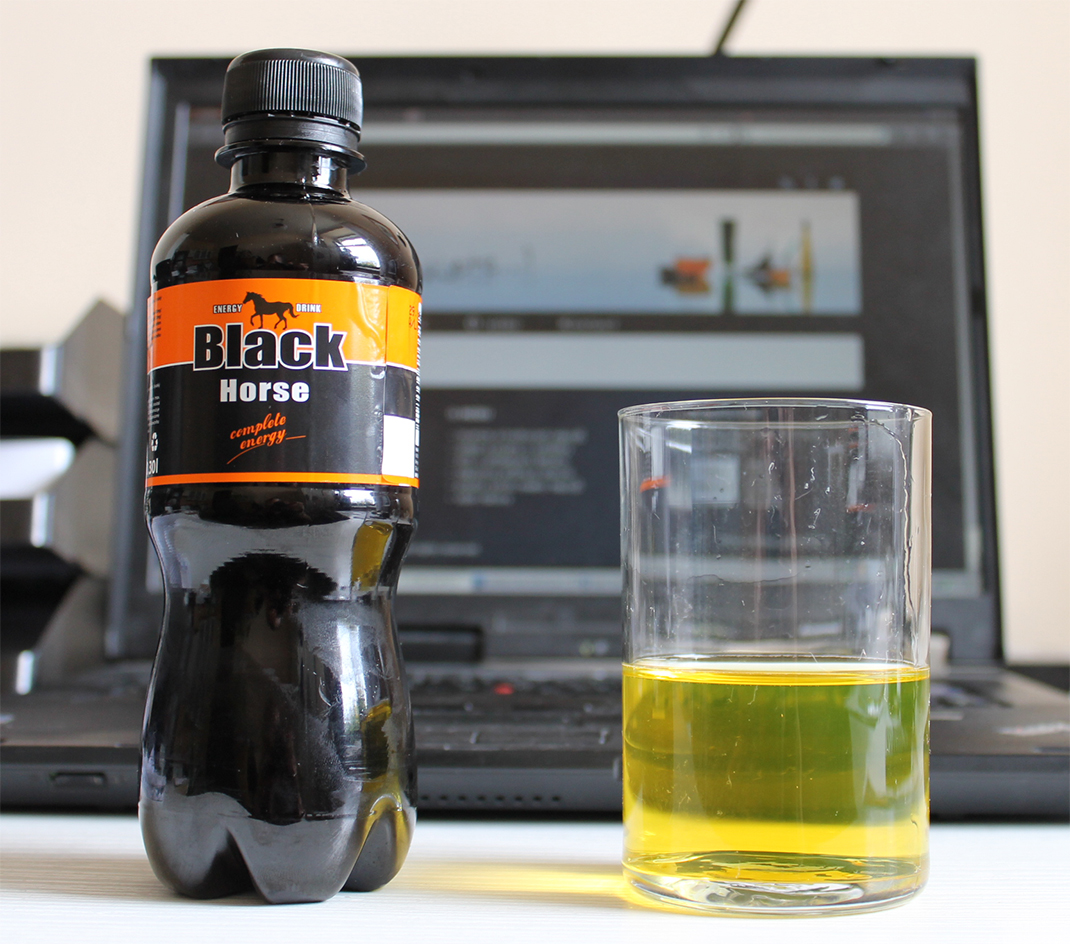 Kompletní energie v Black Horse energy drink