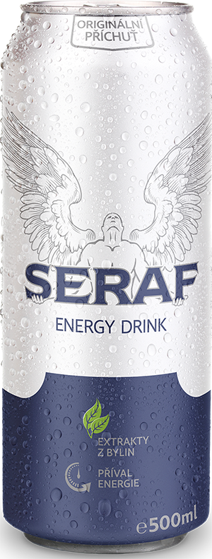 Okřídlený Seraf energy drink