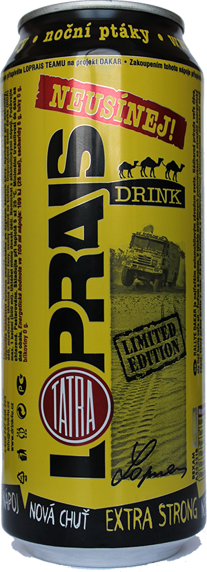 Tatra Loprais drink limited edition