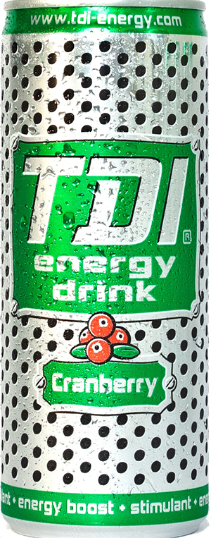 TDI energy drink Cranberry