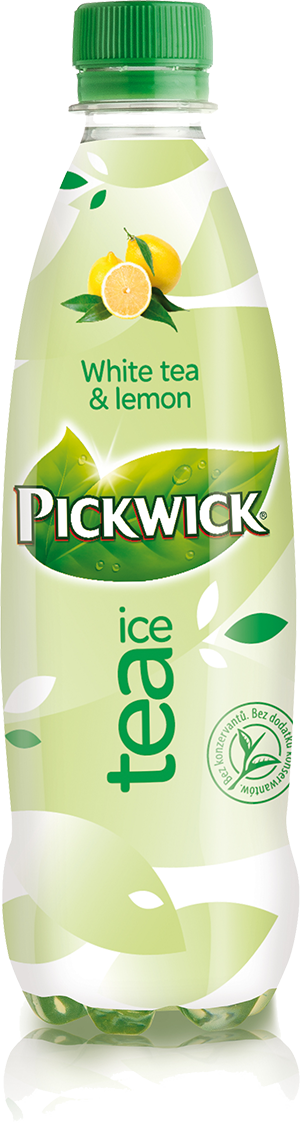 Ledový čaj Pickwick White tea lemon