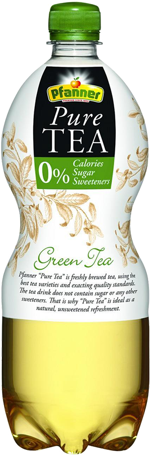 Neslazený Pfanner Pure TEA Green Tea