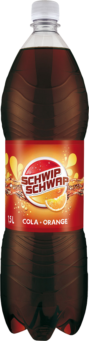 Cola + pomeranč = Schwip Schwap