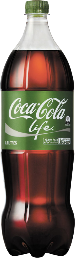 Zelená Coca Cola life