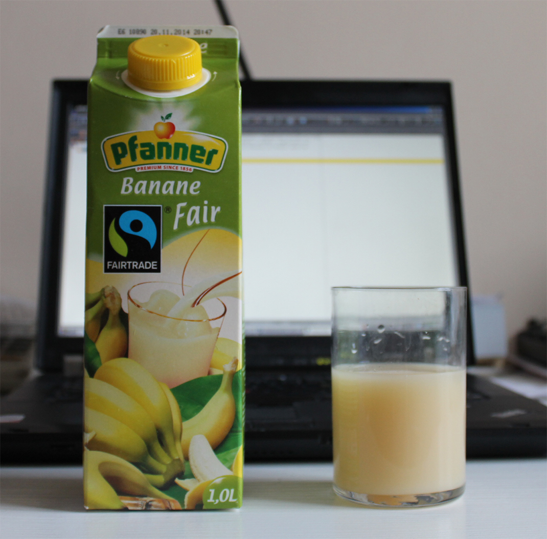Fairtrade nektar Pfanner Banán