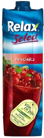 Ovocný nápoj Relax Brusinka