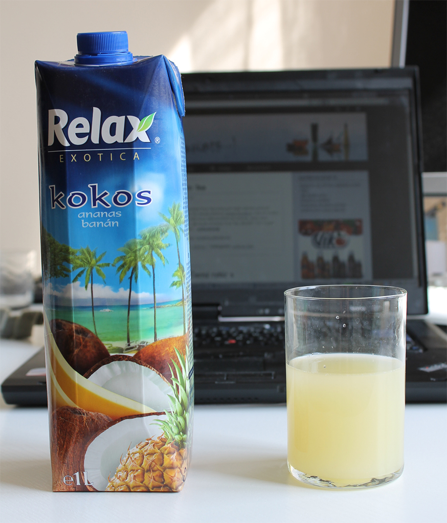 Ovocný nápoj Relax EXOTICA kokos ananas banán