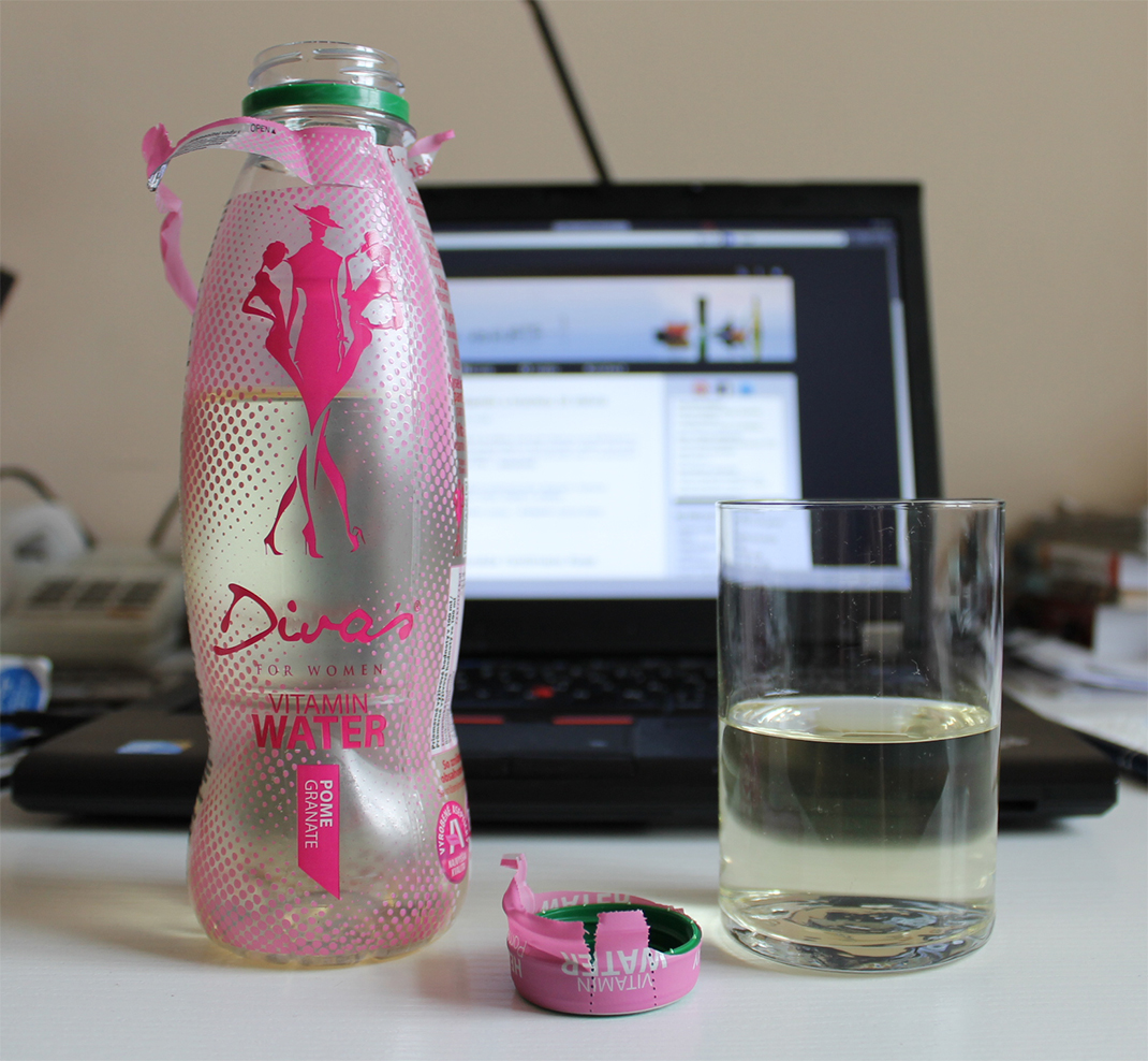 Diva's vitamin water pomegranate HEALTHY